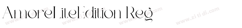 AmoreLiteEdition Reg字体转换